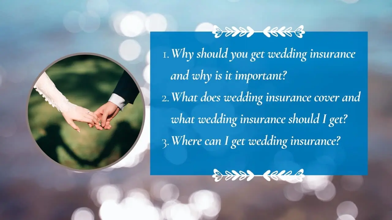 FAQ: Why should you get wedding insurance and why is it important?